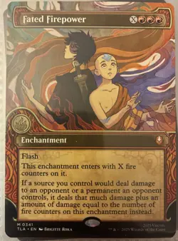 Magic The Gathering Fated Firepower Avatar: The Last Airbender Borderless - Image 1