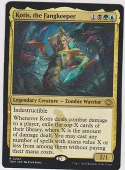 KOTIS, THE FANGKEEPER X1 RARE MTG MAGIC N-MINT TARKIR ; DRAGONSTORM KI ZOMBIE - Image 1