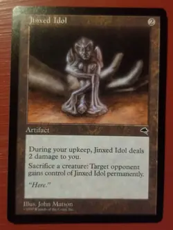 MTG Magic the Gathering Jinxed Idol Tempest NM - Image 1