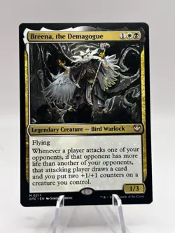 Breena, the Demagogue 0217 Outlaws of Thunder Junction Commander OTC MTG NM - Image 1