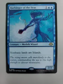 MTG Harbinger Of The Seas Modern Horizons 3 0063 Regular Rare - Image 1