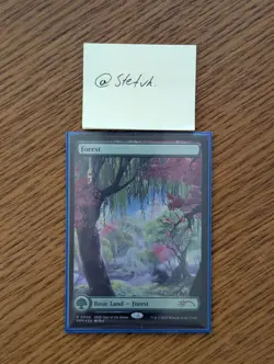 Forest Foil 2025 Year of the Snake Promo - MTG NM - Image 2