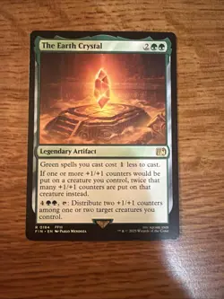 The Earth Crystal Final Fantasy R 0184 Magic The Gathering MTG - Image 1