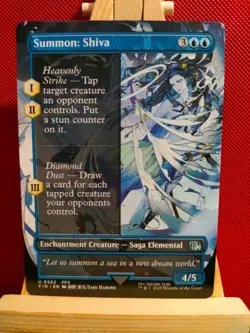 Summon: Shiva (Borderless) - Final Fantasy - Uncommon - NM - MTG - Image 1