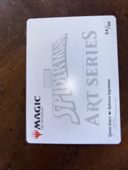 MTG, Gwen Stacy Art Card (34/54) Art Series: Marvel Spider-Man - Image 2