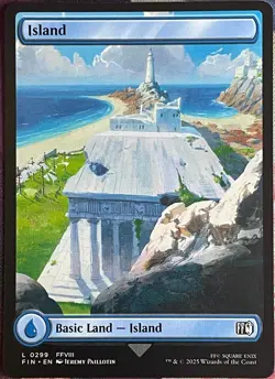 Island - L 0299 - Magic The Gathering Final Fantasy 2025 - Image 1
