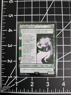 Summon: Fenrir 0203 FIN MTG Final Fanatsy NM/M - Image 1