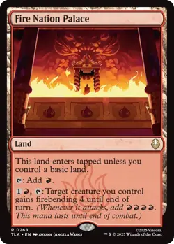 MTG magic 1x Fire Nation Palace (M/NM) Avatar the Last Airbender - Image 1
