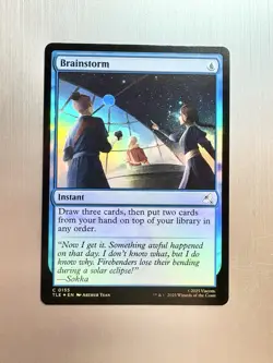 Brainstorm - 155 - MTG Avatar: The Last Airbender - Common - FOIL - Image 1