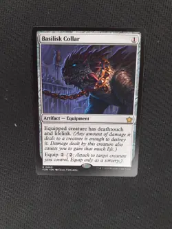 Basilisk Collar Magic The Gathering Foundations FDN 0669 - Image 1