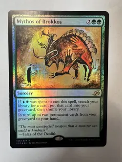 MTG Magic 1x - Mythos of Brokkos FOIL Ikoria NM - Image 1