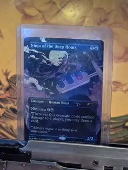 MTG Ninja of the Deep Hours 1912 Rainbow Foil Secret Lair Drop Series SLD NM - Image 1