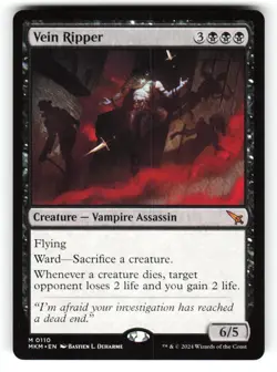 Vein Ripper #110 (NM) (Non-Foil) (MKM) Magic MTG - Image 1