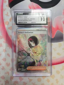Erika's Invitation 203/165 - MEW 151 - CGC 10 - Pokemon Card (Equiv. PSA & BGS) - Image 1