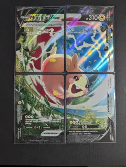 Morpeko V-Union 4-Card Set Pokemon TCG SWSH215-218 Holo Promo - NM - Image 1