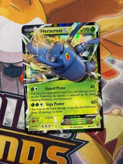 Heracross EX 4/111 Ultra Rare Pokemon TCG XY Furious Fists - Image 1