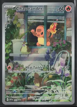 Charmander Illustration Rare SVP 044 Pokemon Obsidian Flames ETB Promo - Image 1