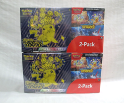 Pokemon Surging Sparks ETB + Booster Bundle Costco 2-Pack - Lot of 2 - Fast Ship - Image 2