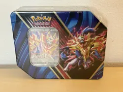 Pokemon TCG Zamazenta V Tin Box 5 Booster Packs Sword & Shield Legends of Galar - Image 1