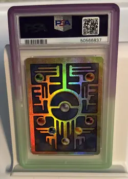 PERFECT SWIRL + 4 Orbs 2000 Pokemon Promo Ancient Mew Holo PSA 8 NM-MT + Guard - Image 2