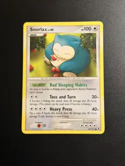 Pokemon Snorlax 81/111 Rising Rivals Regular LP Condition - Image 1