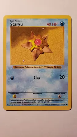 Staryu 1st Edition Shadowless | Pokemon TCG Base Set | Excellent Condition - Image 2