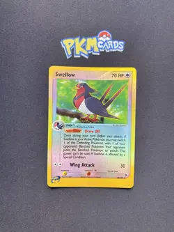 Pokemon TCG Swellow Ruby and Sapphire 46/109 Reverse Holo LP. - Image 1