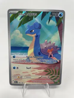 Misty’s Lapras 194 / 182 Pokemon SV Destined Rivals 2025 NM Illustration Rare - Image 1