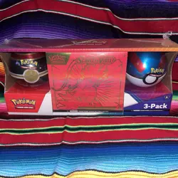 Pokemon Costco 3-Pack TCG Scarlet & Violet ETB and Pokeball SEALED - Image 1