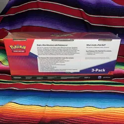 Pokemon Costco 3-Pack TCG Scarlet & Violet ETB and Pokeball SEALED - Image 2
