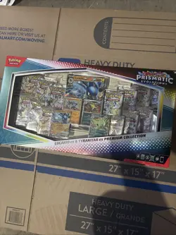 Pokemon Lucario Ex & Tyranitar Ex Premium Collection prismatic evolution - Image 1