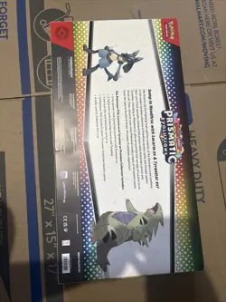 Pokemon Lucario Ex & Tyranitar Ex Premium Collection prismatic evolution - Image 2