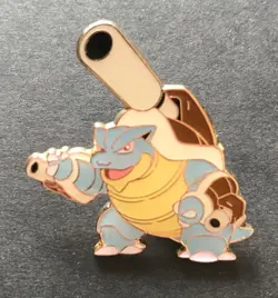 Mega Blastoise M Pokemon Pin Badge Metal Enamel 2016 From Blister Evolutions - Image 1