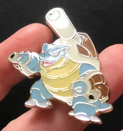 Mega Blastoise M Pokemon Pin Badge Metal Enamel 2016 From Blister Evolutions - Image 3
