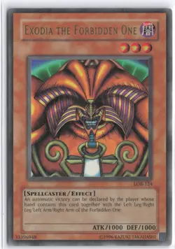 Yugioh - Exodia the Forbidden One LOB-124 Unlimited - The Legend of Blue Eyes Wh - Image 1