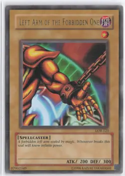 Yugioh - Left Arm of the Forbidden One LOB-123 Unlimited - The Legend of Blue Ey - Image 1