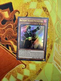 Yugioh! Battlin' Boxer Promoter - LD10-EN034 - Ultra Rare - 1st Edition Near Min - Image 1