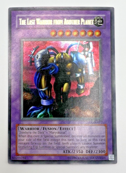 YGO - Foil Bleed Misprint - The Last Warrior from Another Planet (LON-077) NM - Image 1