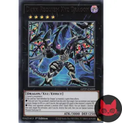 Yugioh Dark Requiem Xyz Dragon GFTP-EN099 Ultra Rare 1st Edition NM - Image 1