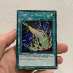 YuGiOh! Lightning Storm RA01-EN061 Secret Rare 1st Ed* VLP - Image 1