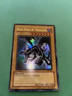 Two: Yu-Gi-Oh! TCG Red-Eyes Black Dragon Joey SDJ-001 Ultra Rare 1st Edition - Image 5