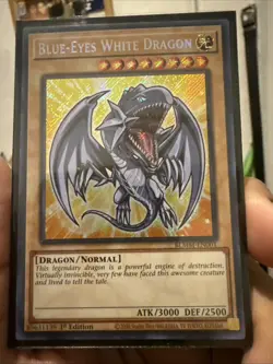 YuGiOh Battles of Legend Monster Mayhem BLMM-EN001 Secret Blue-Eyes White Dragon - Image 4