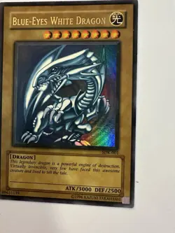 Yu-Gi-Oh Blue Eyes White Dragon Holo Card SDK-001 - Image 3