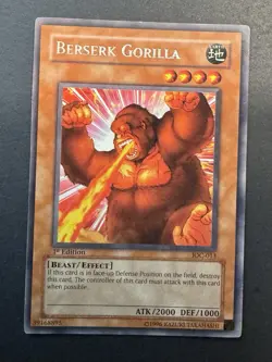 Yu-Gi-Oh! TCG Berserk Gorilla - IOC-013 - 1st Edition - Rare - VLP - Image 1