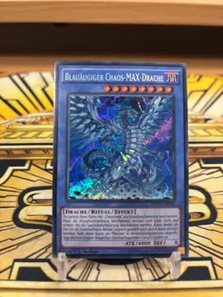 Yugioh Blauaugiger Chaos-MAX-Drache Secret Rare MVP1-DES04 - Image 1