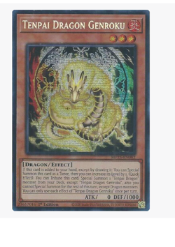 Tenpai Dragon Genroku - MP25-EN082 - Prismatic Secret Rare YuGiOh - Image 1