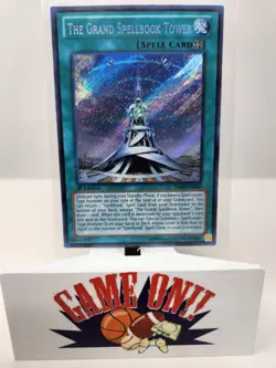 YuGiOh The Grand Spellbook Tower ABYR-EN060 1st Edition Secret Rare NM - Image 1