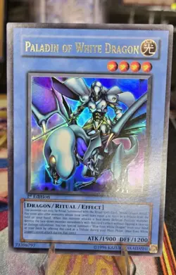 Yu-Gi-Oh Paladin of White Dragon MFC-026 Ultra Rare 1st Edition Magician's Force - Image 1