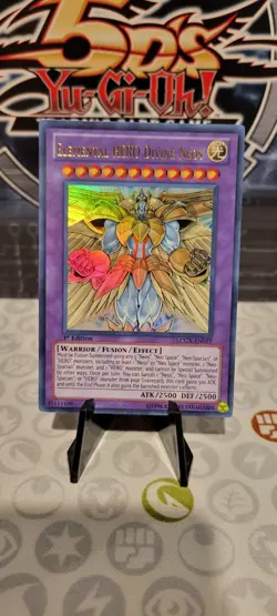 Yu-Gi-Oh! Elemental HERO Divine Neos LCGX-EN077 1st Edition Ultra Rare NM - Image 1