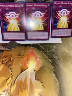 Yugioh! Mirage Mirror Force MP25-EN365 Common 1st Ed NM Playset - Image 1